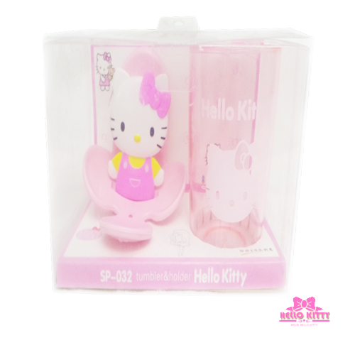 SP-032 Tumbler & Holder Hello Kitty Pink