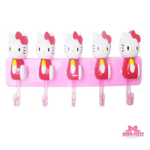 Hello Kitty 5 Hooks Red