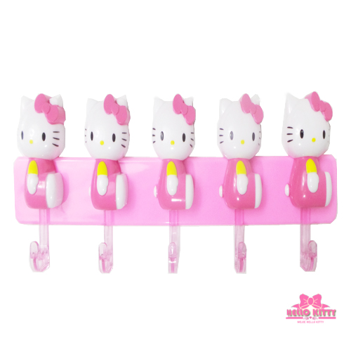 Hello Kitty 5 Hooks Pink